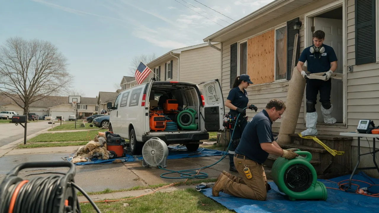 Water Damage Restoration in Mather, PA near me